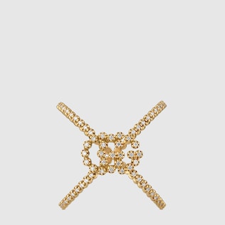 GG Running diamond X ring