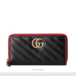 GG Marmont Brieftasche mit Reißverschluss