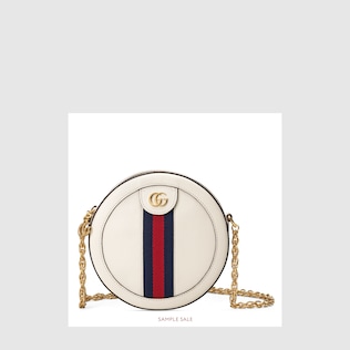 Ophidia mini round shoulder bag