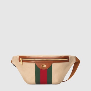 Sac ceinture en toile vintage