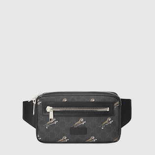 Sac ceinture GG Supreme souple imprimé tigre