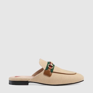 Women's Princetown canvas slipper