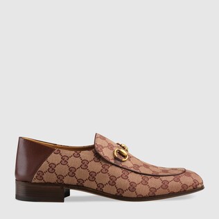 GG canvas Horsebit loafer