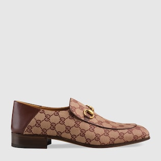 Mocasín de Lona con Horsebit y GG