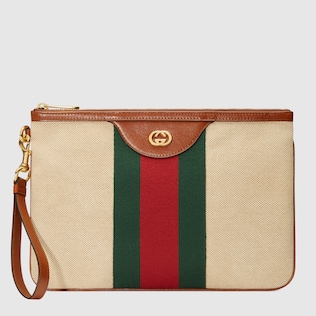 Vintage canvas pouch