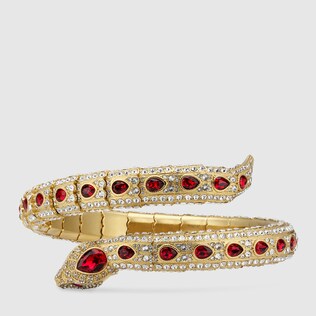Collar de culebra con cristales
