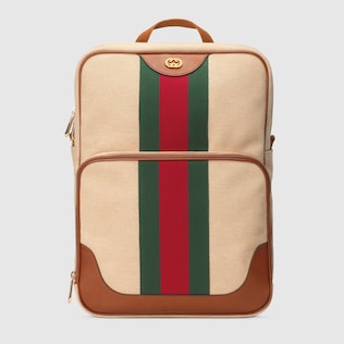 Vintage canvas backpack