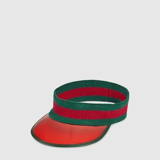 Visera de vinilo con tribanda Web