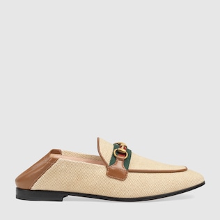 Mocassins à Mors pour femme à bande Web