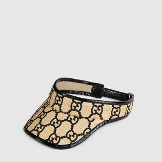 GG visor with snakeskin