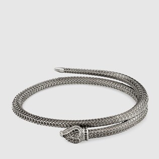 Bracelet serpent argent 925 Gucci Garden