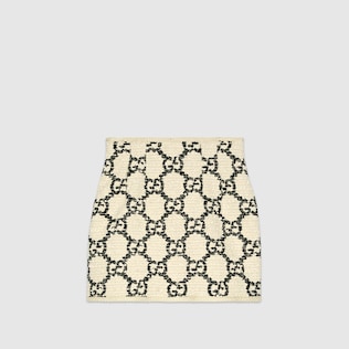 Minigonna in tweed GG