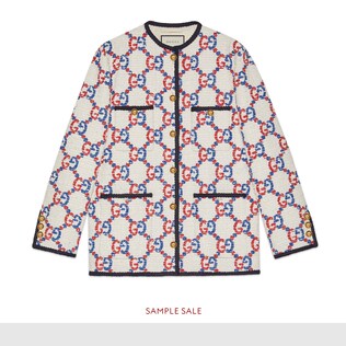 Chaqueta Tweed Sylvie con GG