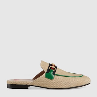 Slipper Princetown donna in tessuto, Esclusiva Online