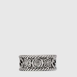 Bague en argent 925 avec GG