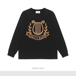 T-shirt oversize con patch lira