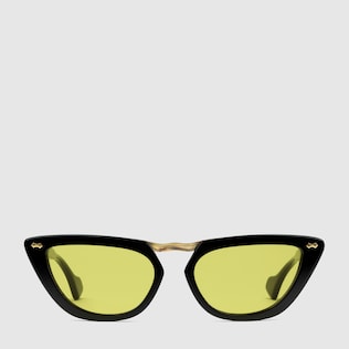 Cat-eye acetate sunglasses
