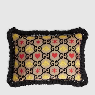 Coussin jacquard GG rectangulaire