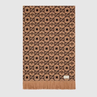Plaid à motif GG