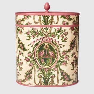 Cameo print basket