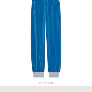 Chenille track bottoms