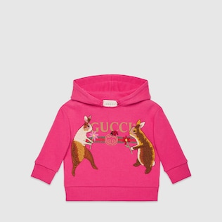 Babypullover mit Canvas Menagerie Print