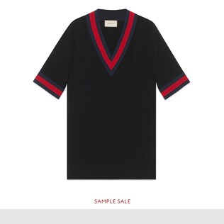 Oversize viscose shirt with Web