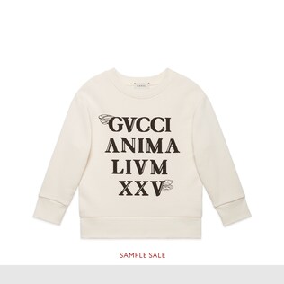 Children's Canvas Menagerie sweatshirt