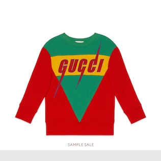 Свитшот с принтом Gucci Blade, для 3–12 лет
