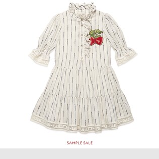 Children's Gucci jacquard stripe dress