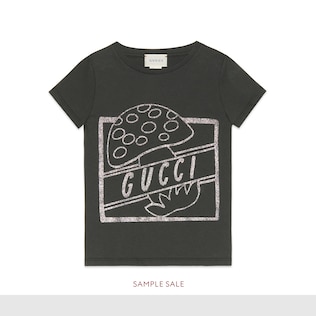T-shirt enfant avec champignon Gucci