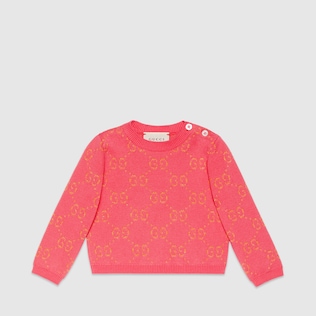 Baby GG lamé sweater