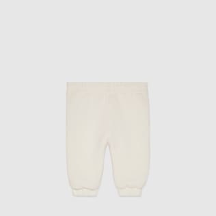 Baby track bottoms with Gucci Tennis