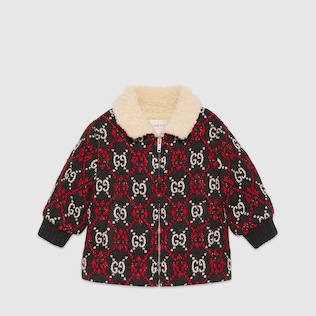 Baby GG diamond bomber jacket