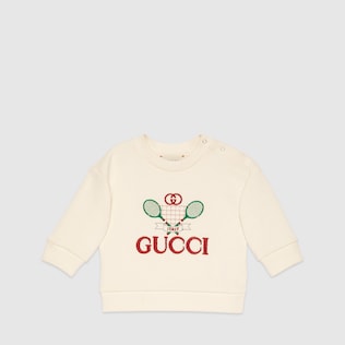 婴儿 Gucci 网球刺绣卫衣
