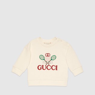 Sweat-shirt bébé avec Gucci Tennis
