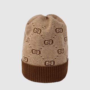 Babymütze aus Baumwolle und Wolle mit GG
