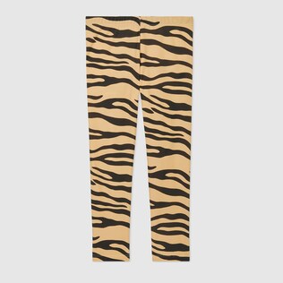 Children's leggings with tiger print