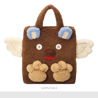 Bärenförmiger Kinder-Shopper aus Kunstfell