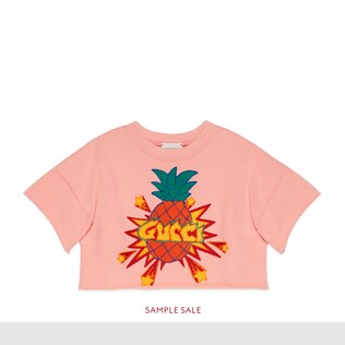 Children's sweatshirt with Gucci pineapple