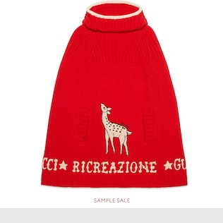 Poncho enfant avec chevreuil