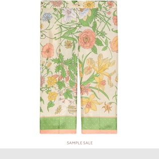 Children's trousers with Flora print