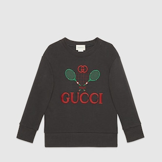 Sweat-shirt enfant avec Gucci Tennis
