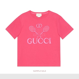 Children's T-shirt with Gucci Tennis