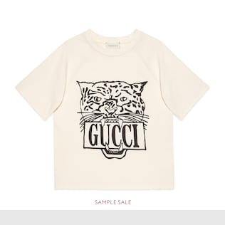 Kinder-T-Shirt mit Gucci Tiger