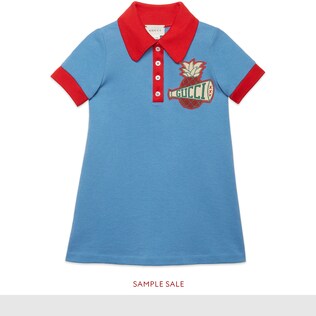 Children's dress with Gucci patch