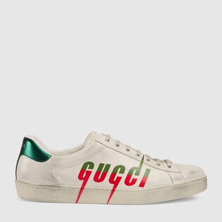 Men's Ace sneaker with Gucci Blade