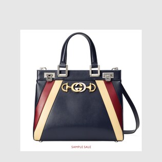 Gucci Zumi smooth leather small top handle bag