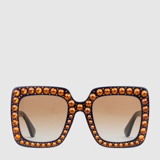 Occhiali da sole oversize Gucci Elton John