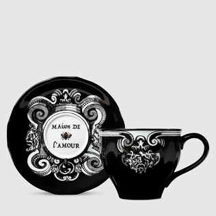 Platillo y taza de espresso XL con Star Eye, dos piezas